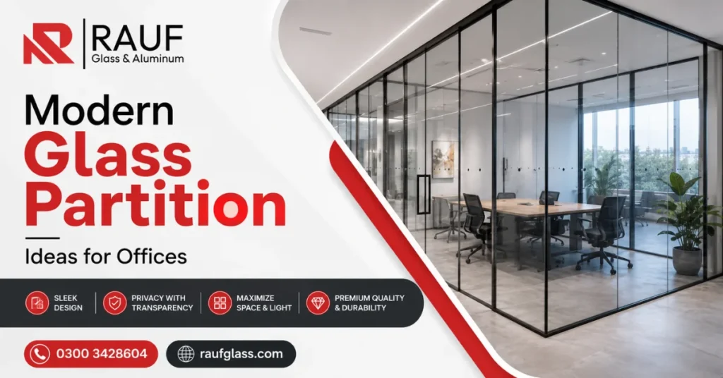 Modern Glass Partition Ideas for Offices