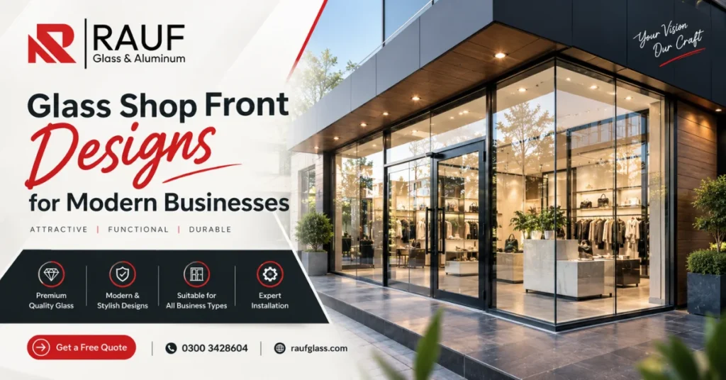 Glass Shop Front Designs for Modern Businesses
