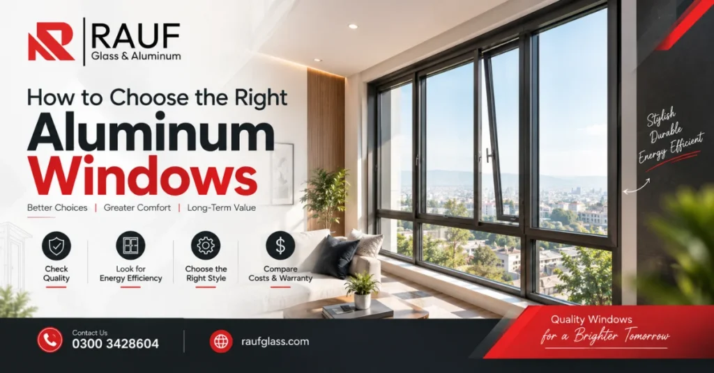 How to Choose the Right Aluminum Windows