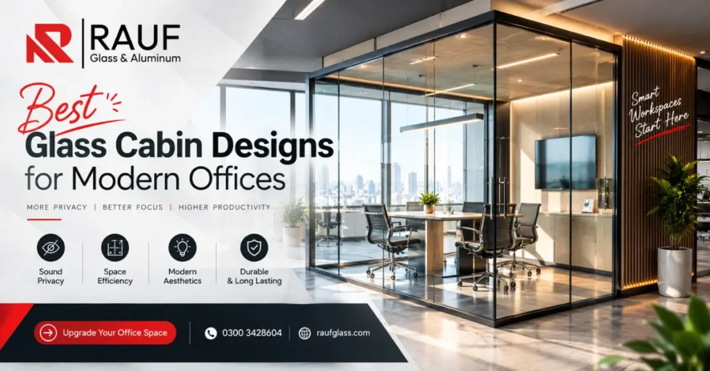 Best Glass Cabin Designs for Modern Offices